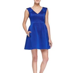 Nanette Lepore royal blue dress w/ pockets